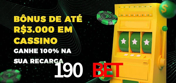 190 Bet melhor bônus de depósito